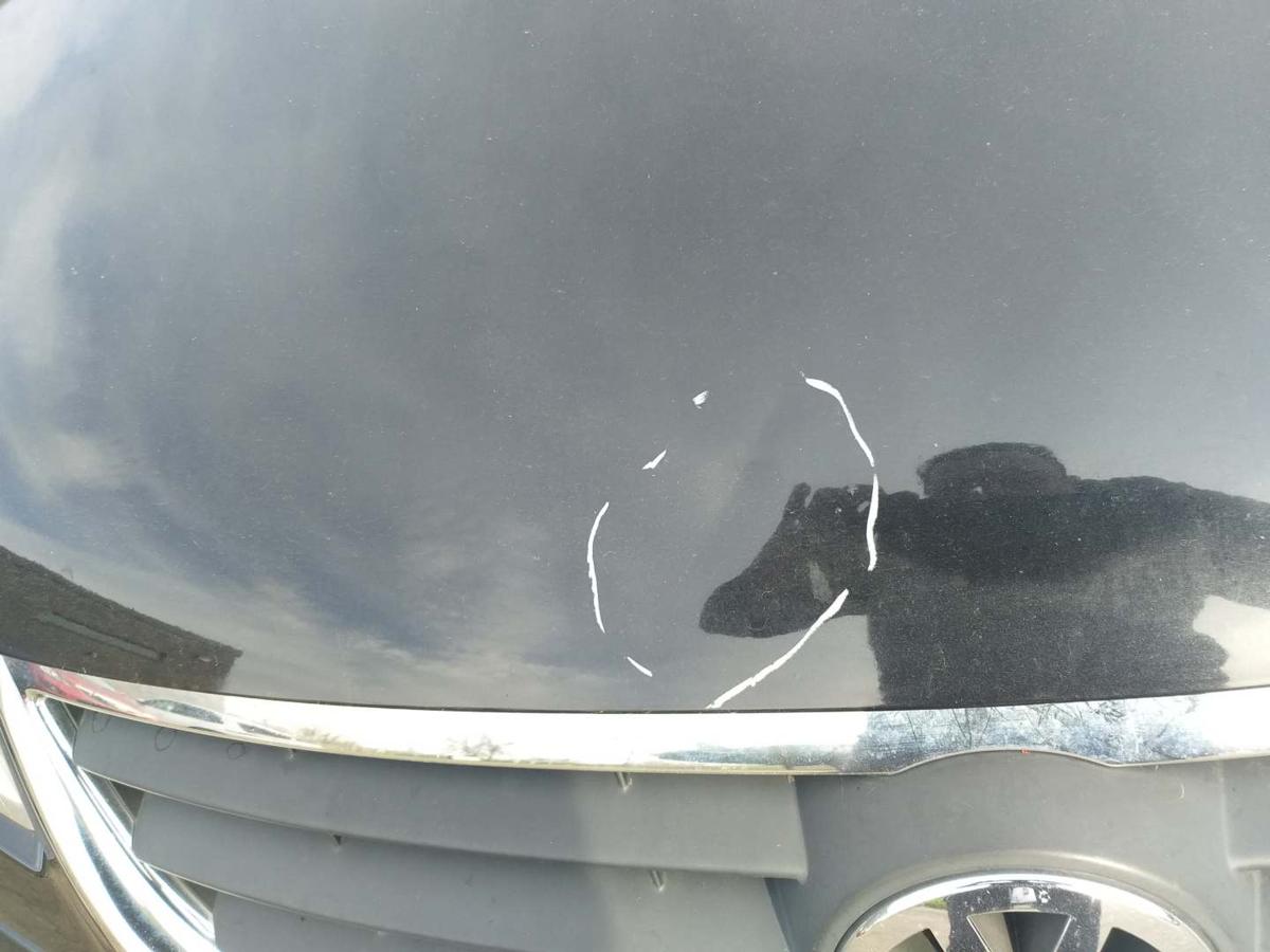 VW Touran 1T original Motorhaube LC9X Deepblack Facelift Bj.2008